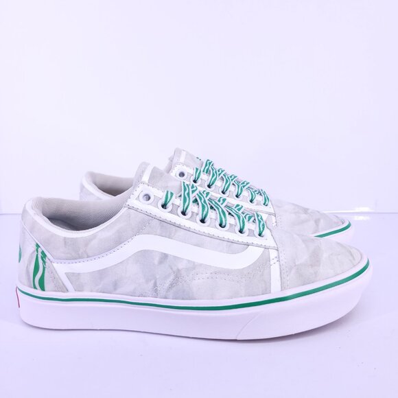 Vans x Crayola ComfyCush Old Skool Gray Green Sneakers Women’s 8 Men’s 6.5 - Picture 4 of 14